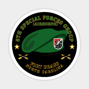 6th SFG Beret - FBNC Magnet